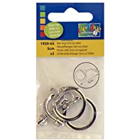 Vaessen Creative 5 cm Llavero- 2 Unidades- Plateado